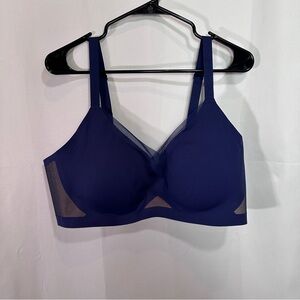 Honeylove NWT Deep Blue Crossover Bra - Size 3X